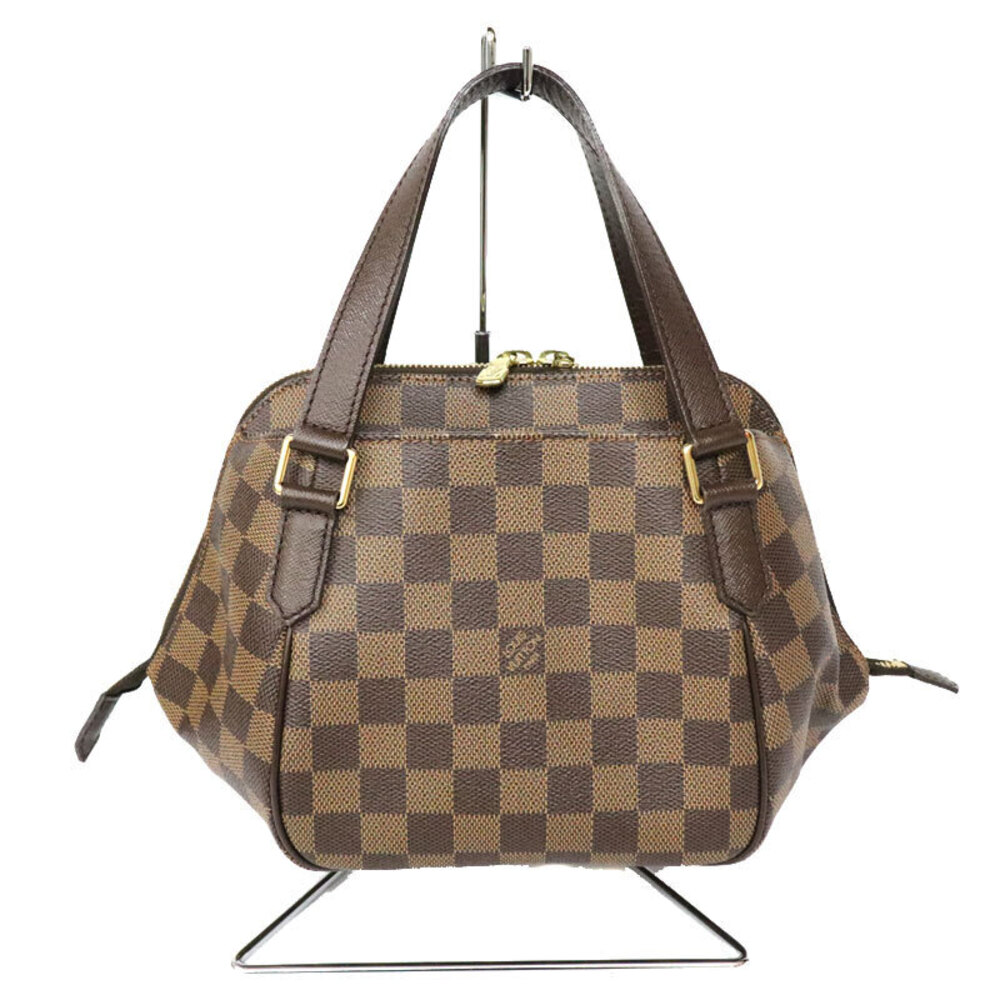 LOUIS VUITTON Belem Handbag Damier Canvas Brown